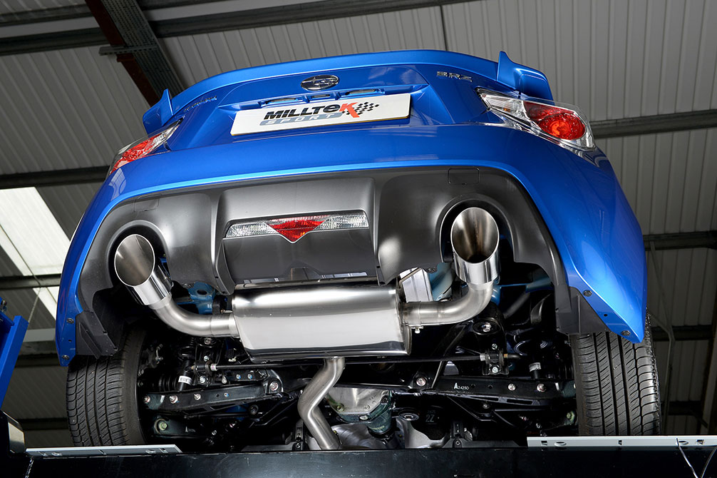 Milltek Rear Silencer and Dual 4.5" GT115 tailpipes