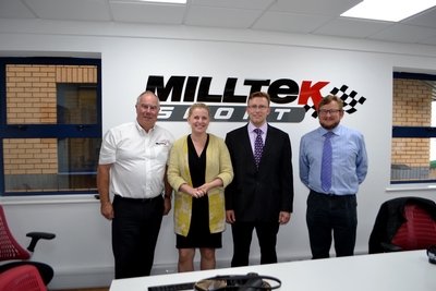 Emma McClarkin MEP Visits Milltek Sport